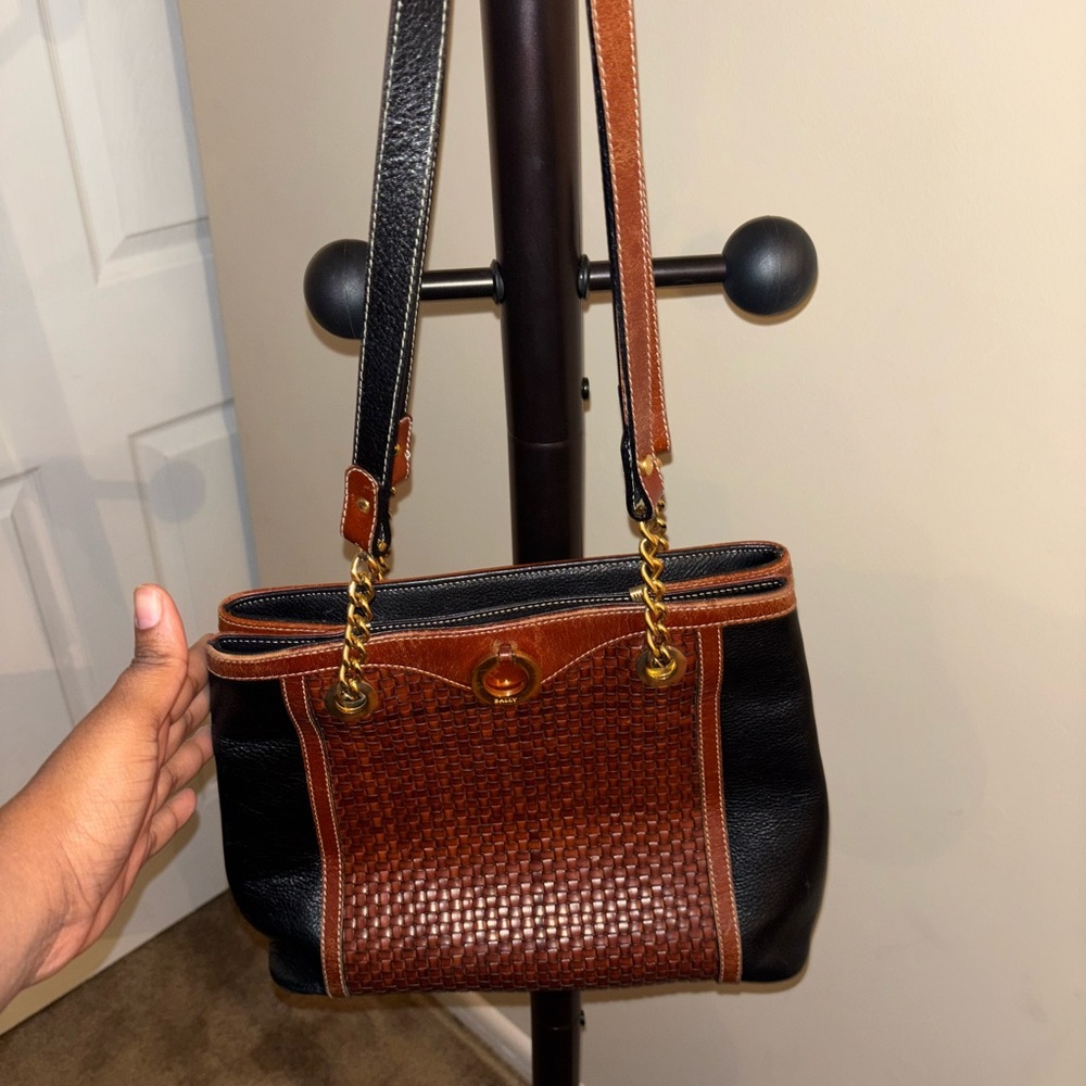 Bally Elegant Black and Brown Women's Bag